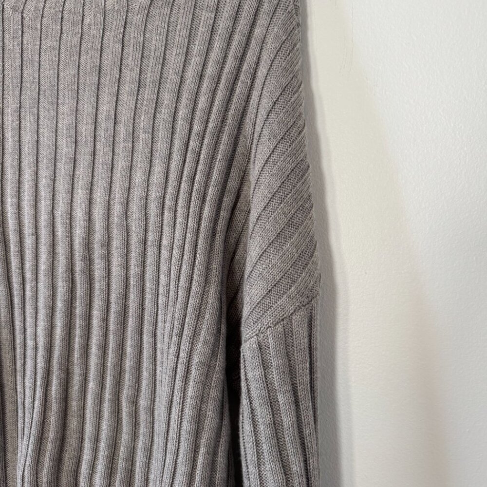 Tularosa Ribbed Hi-Neck Sweater Grey - Picture 3 of 9